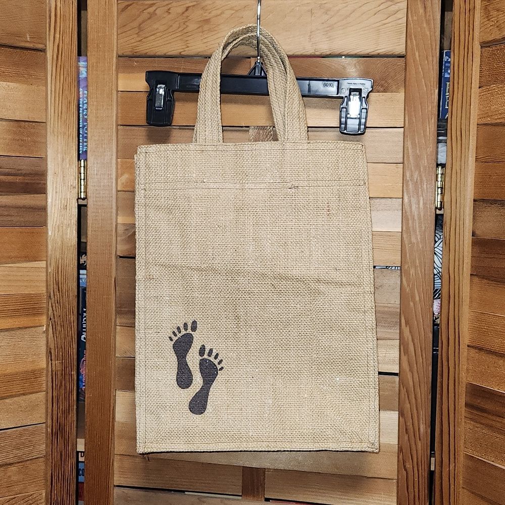 Tan Burlap Bag